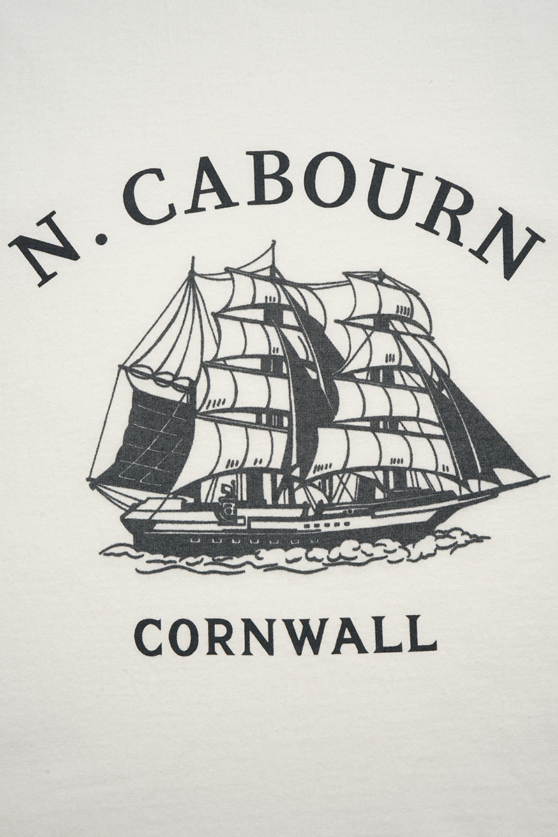 NIGEL CABOURN WOMAN / ナイジェルケーボンウーマン | FOOTBALL T-SHIRT フットボール Tシャツ | 6 | ネイビー | レディース ナイジェル・ケーボン】WOMAN / 6オンス プリントTシャツ / 6oz PRINT