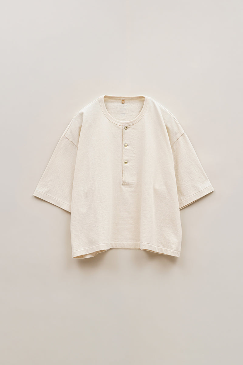 ナイジェル・ケーボン】WOMAN / USMCビッグTシャツ - ヘンリーネック