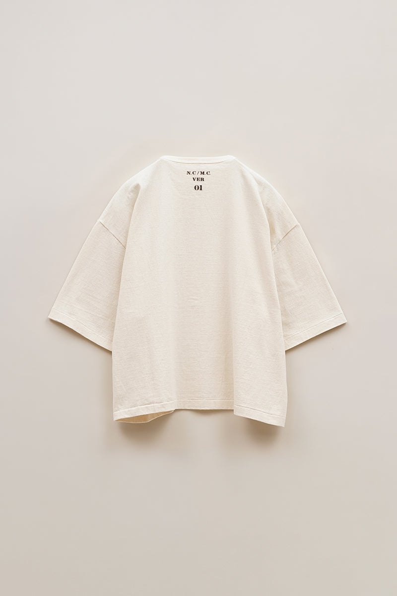 【ナイジェル・ケーボン】WOMAN / USMCビッグTシャツ - ヘンリーネック / USMC BIG T-SHIRT HENLEY NECK