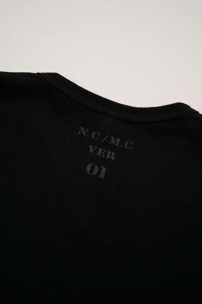 【ナイジェル・ケーボン】WOMAN / USMCビッグTシャツ - ヘンリーネック / USMC BIG T-SHIRT HENLEY NECK
