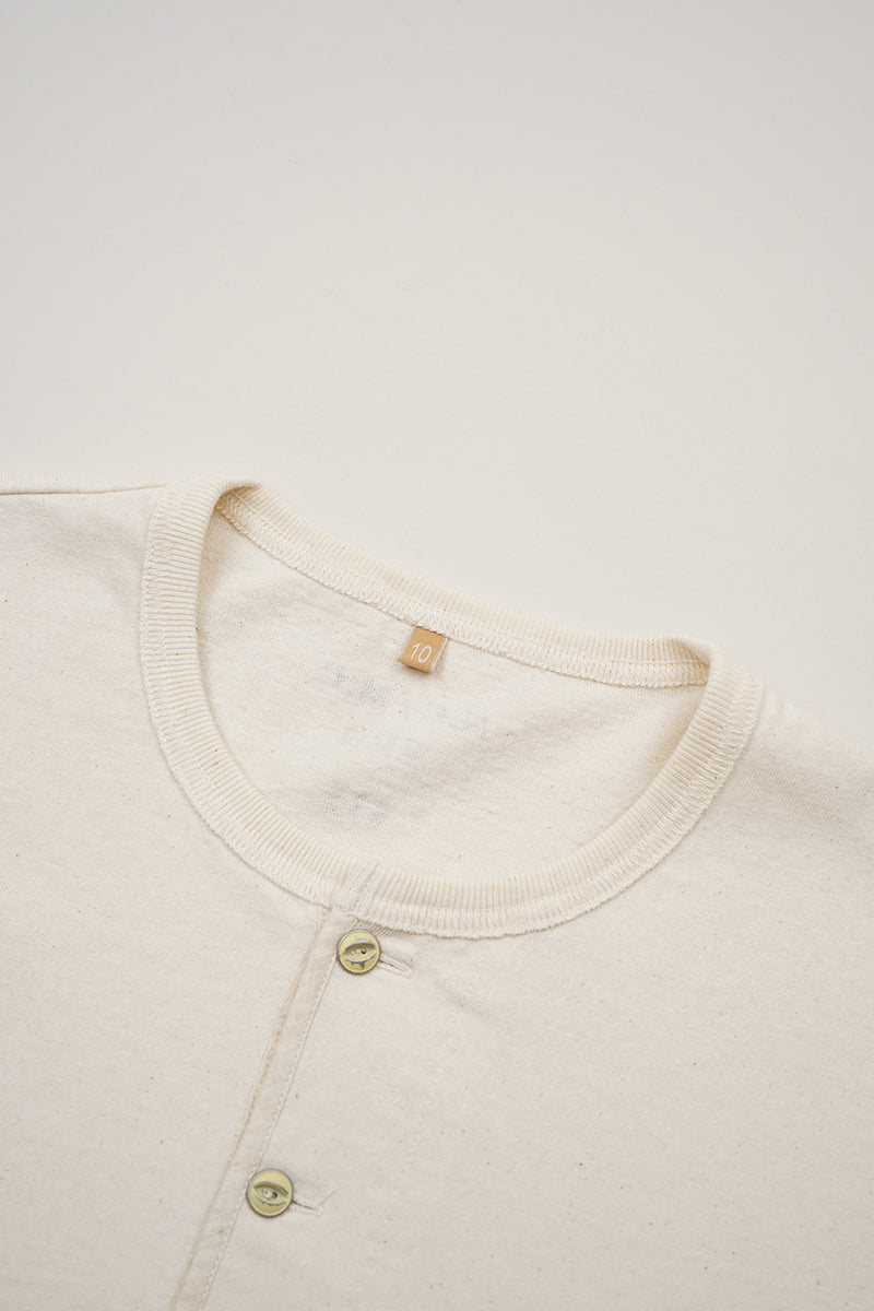 【ナイジェル・ケーボン】WOMAN / USMCビッグTシャツ - ヘンリーネック / USMC BIG T-SHIRT HENLEY NECK