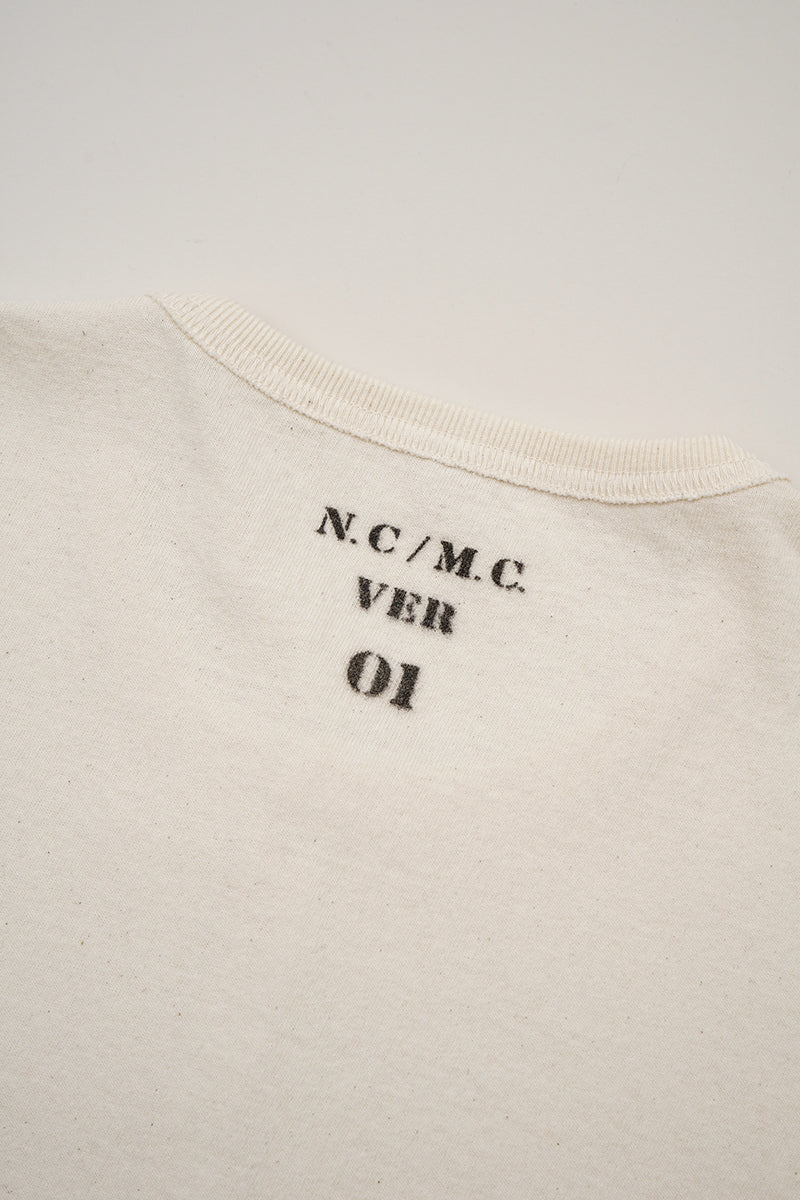 【ナイジェル・ケーボン】WOMAN / USMCビッグTシャツ - ヘンリーネック / USMC BIG T-SHIRT HENLEY NECK