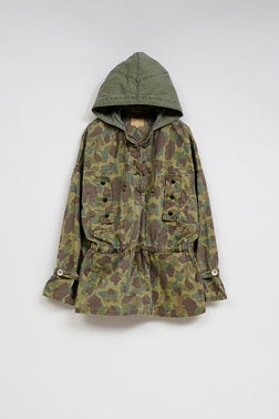 予約商品【ナイジェル・ケーボン】WOMAN / 50s ジャーマンスモック - カモ /  50s GERMAN SMOCK - CAMO