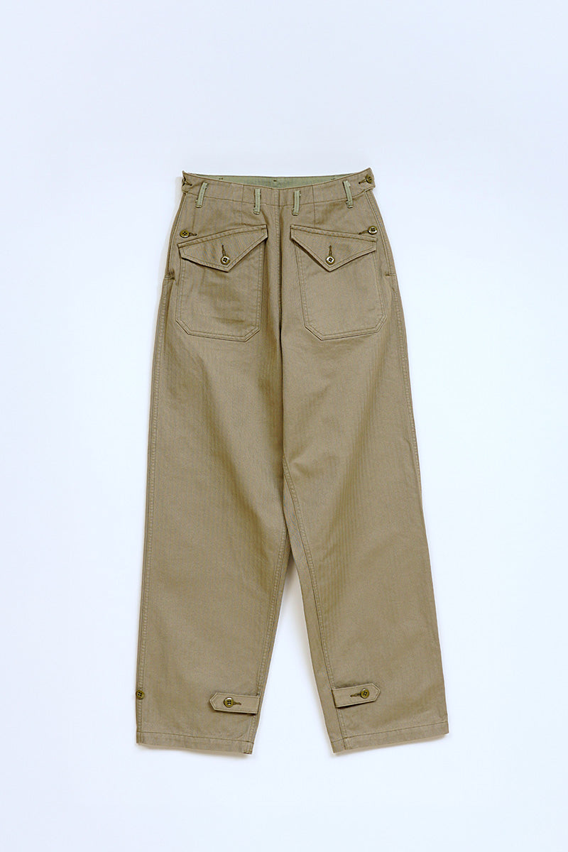 【ナイジェル・ケーボン】WOMAN / スウェディッシュ ランチパンツ - へリンボーン / SWEDISH RANCH PANT - HERRINGBONE