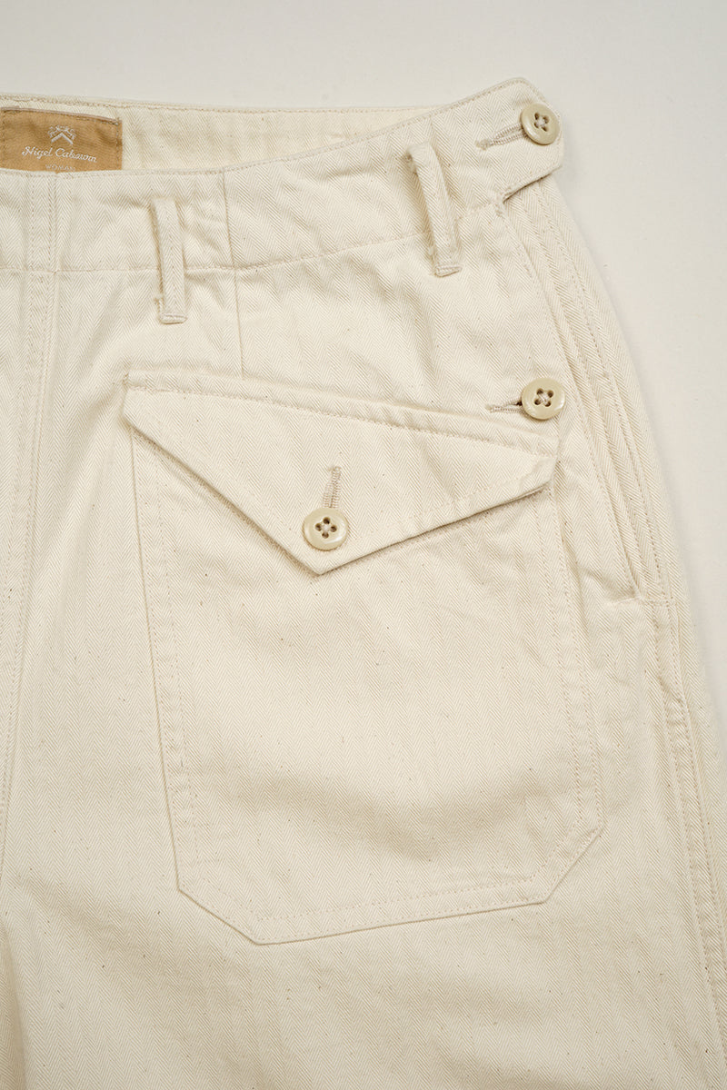 【ナイジェル・ケーボン】WOMAN / スウェディッシュ ランチパンツ - へリンボーン / SWEDISH RANCH PANT - HERRINGBONE