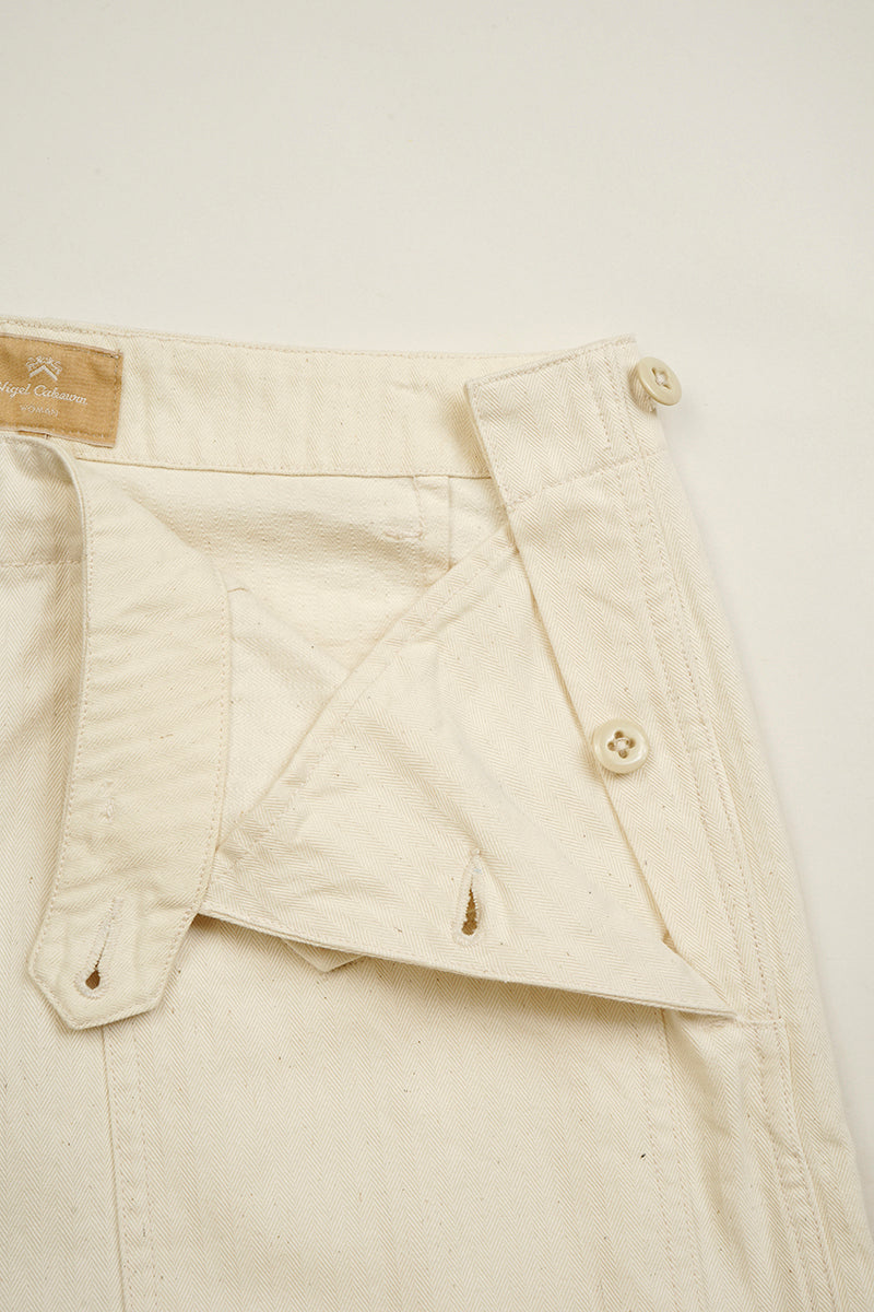 【ナイジェル・ケーボン】WOMAN / スウェディッシュ ランチパンツ - へリンボーン / SWEDISH RANCH PANT - HERRINGBONE