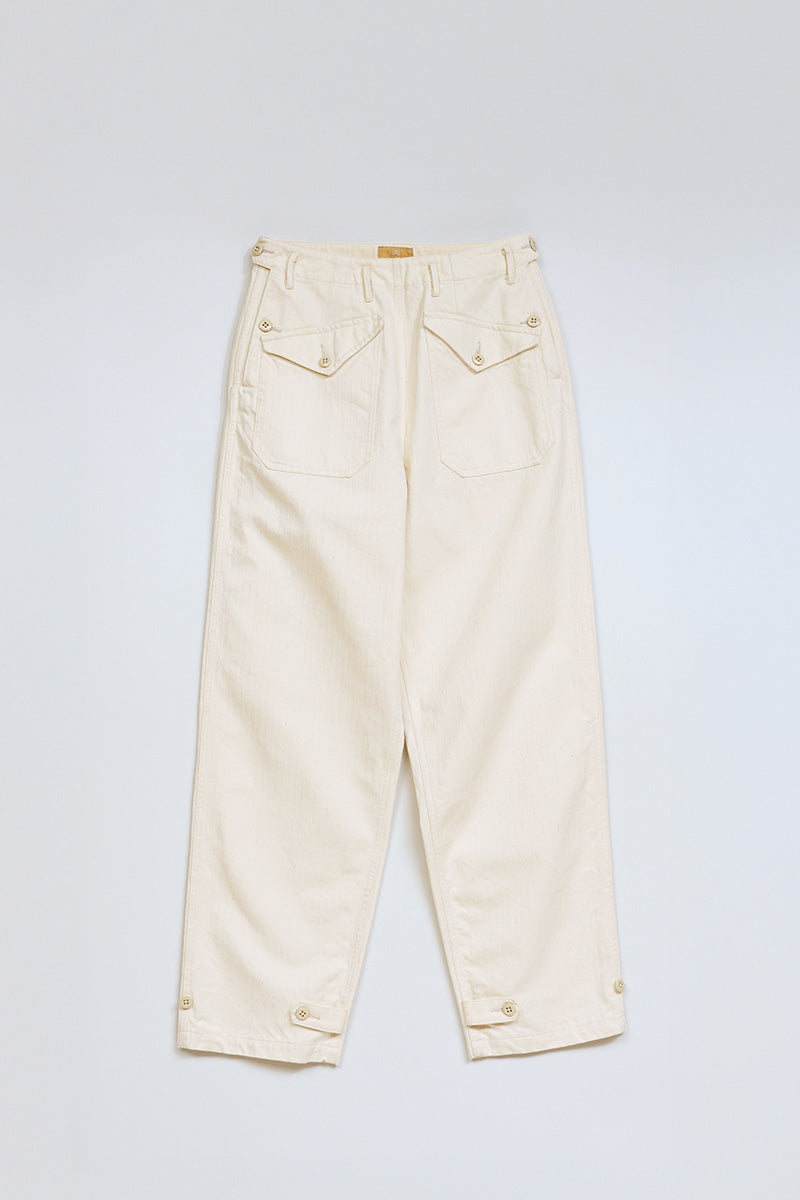 【ナイジェル・ケーボン】WOMAN / スウェディッシュ ランチパンツ - へリンボーン / SWEDISH RANCH PANT - HERRINGBONE