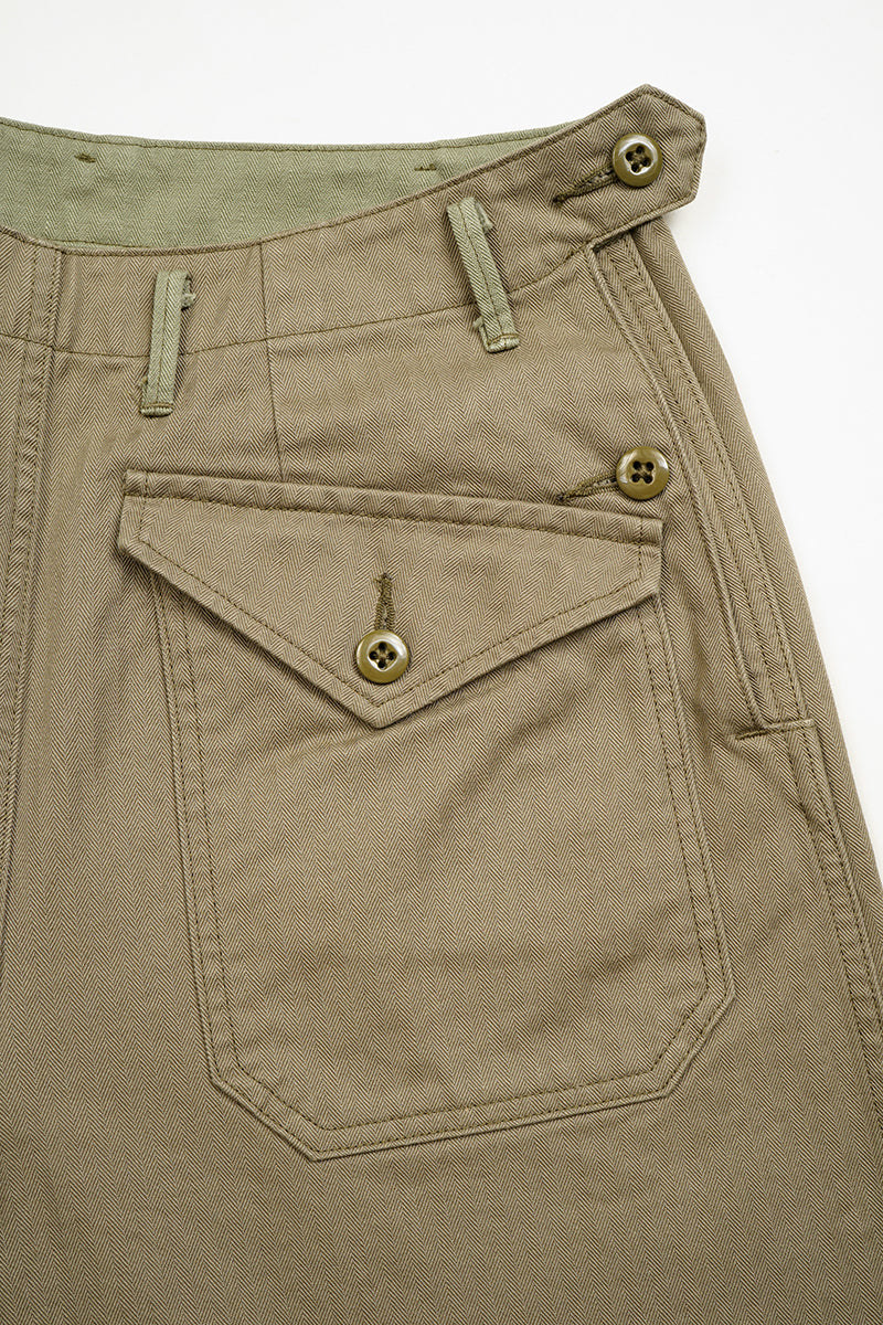 【ナイジェル・ケーボン】WOMAN / スウェディッシュ ランチパンツ - へリンボーン / SWEDISH RANCH PANT - HERRINGBONE