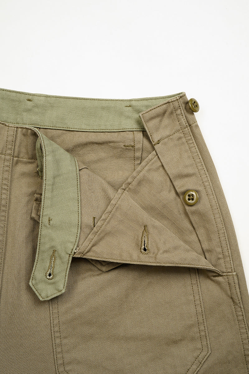 【ナイジェル・ケーボン】WOMAN / スウェディッシュ ランチパンツ - へリンボーン / SWEDISH RANCH PANT - HERRINGBONE