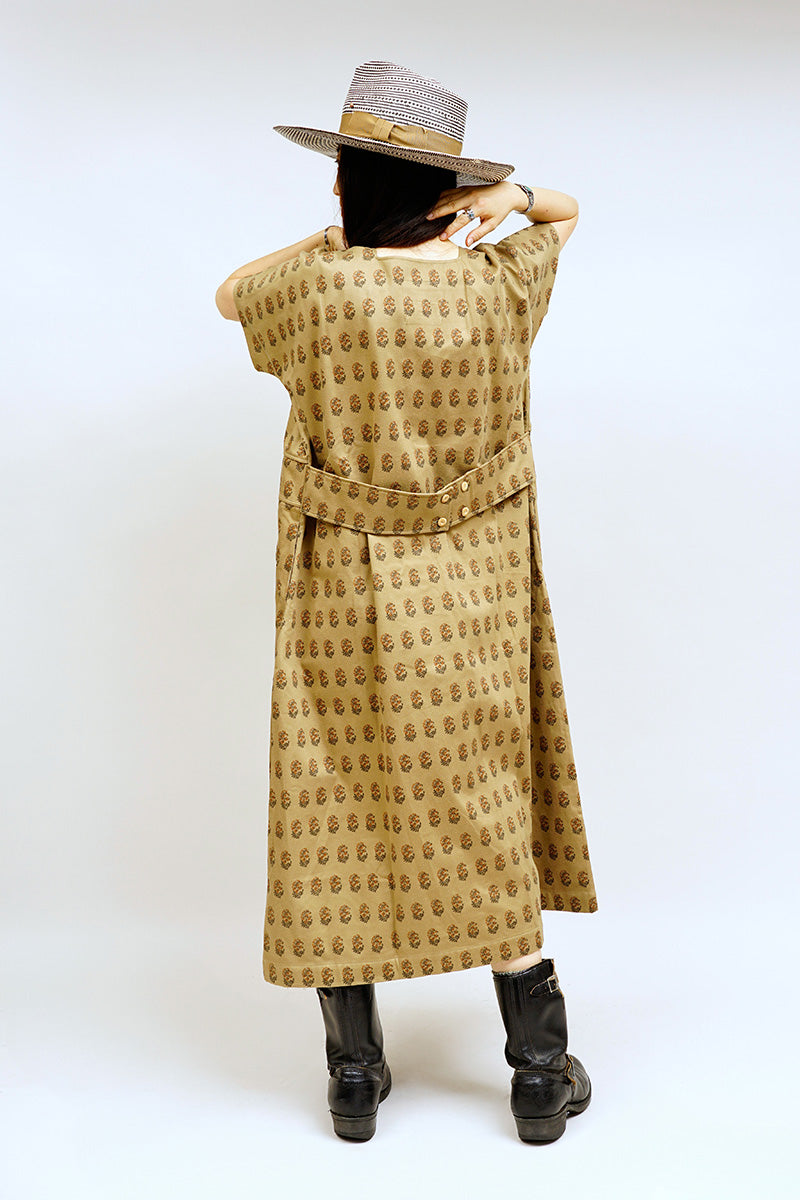【ケーボン・リボーン】WOMAN / オールオーバーエプロンドレス / ALL OVER APRON DRESS
