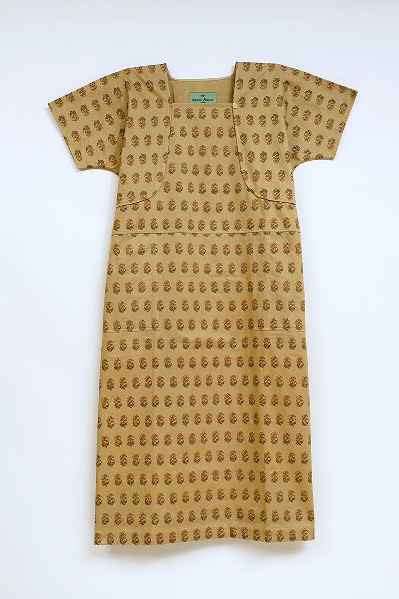 【ケーボン・リボーン】WOMAN / オールオーバーエプロンドレス / ALL OVER APRON DRESS