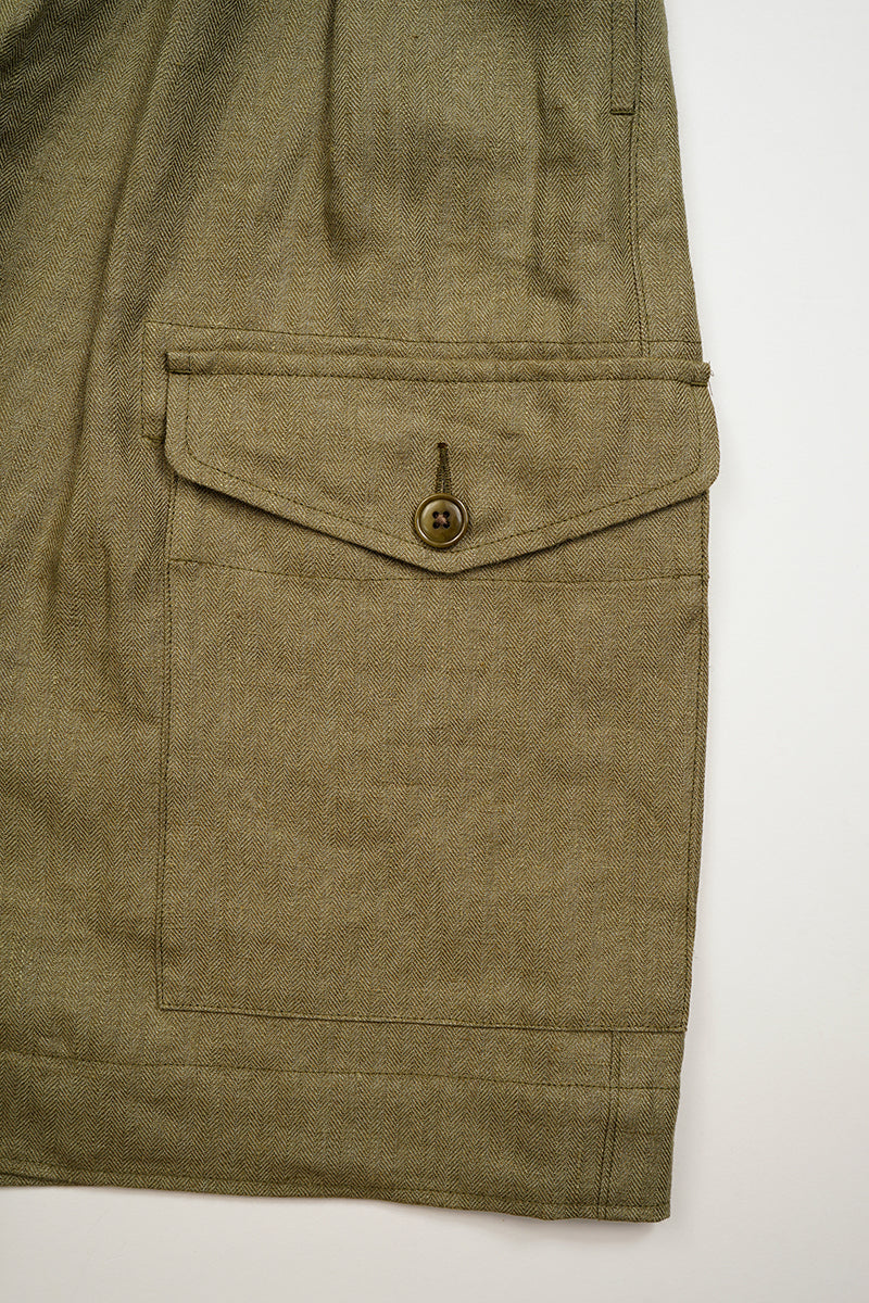 【ナイジェル・ケーボン】WOMAN / ブリティッシュミリタリーショートパンツ / BRITISH MILITARY SHORT PANT