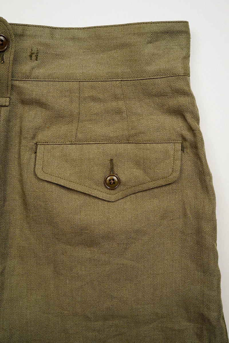 【ナイジェル・ケーボン】WOMAN / ブリティッシュミリタリーショートパンツ / BRITISH MILITARY SHORT PANT