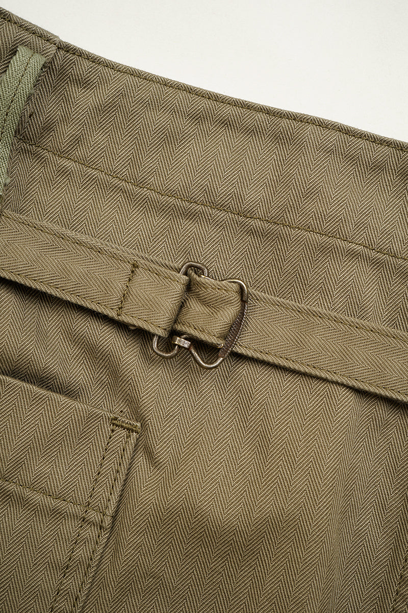 【ナイジェル・ケーボン】WOMAN / スウェディッシュ ランチスカート - ヘリンボーン / SWEDISH RANCH SKIRT - HERRINGBONE