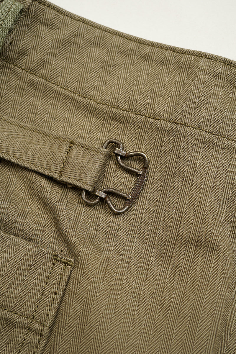 【ナイジェル・ケーボン】WOMAN / スウェディッシュ ランチスカート - ヘリンボーン / SWEDISH RANCH SKIRT - HERRINGBONE