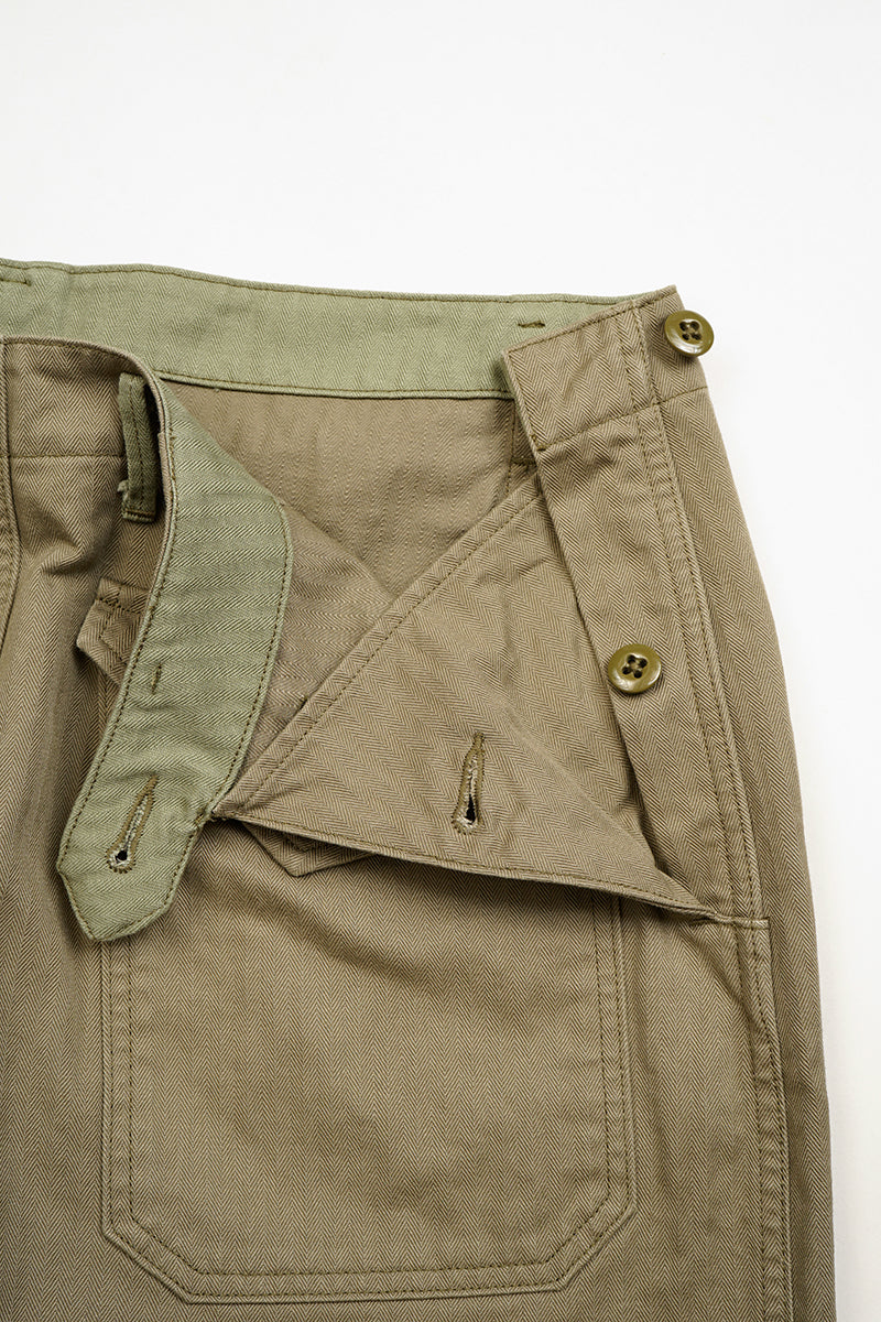 【ナイジェル・ケーボン】WOMAN / スウェディッシュ ランチスカート - ヘリンボーン / SWEDISH RANCH SKIRT - HERRINGBONE