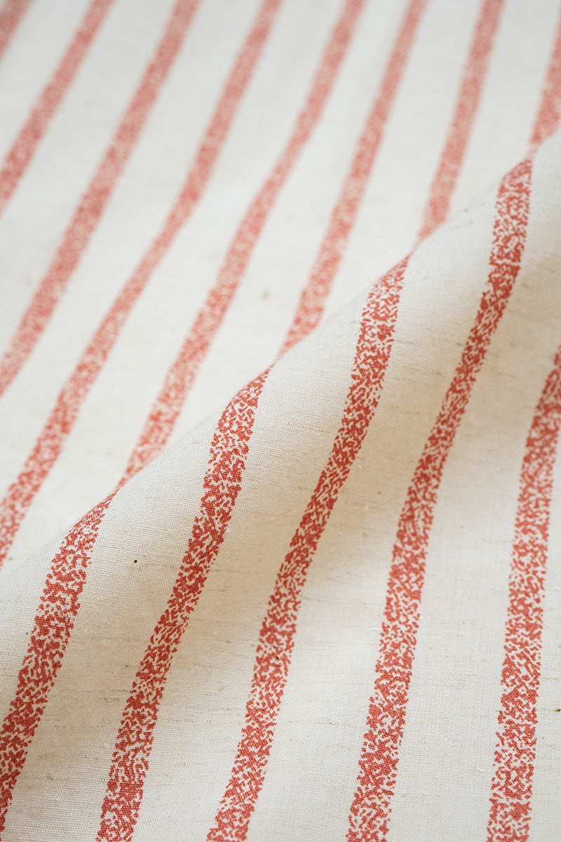 【ナイジェル・ケーボン】WOMAN / ワークスカート - ストライプコットンリネン / WORK SKIRT - STRIPE COTTON LINEN