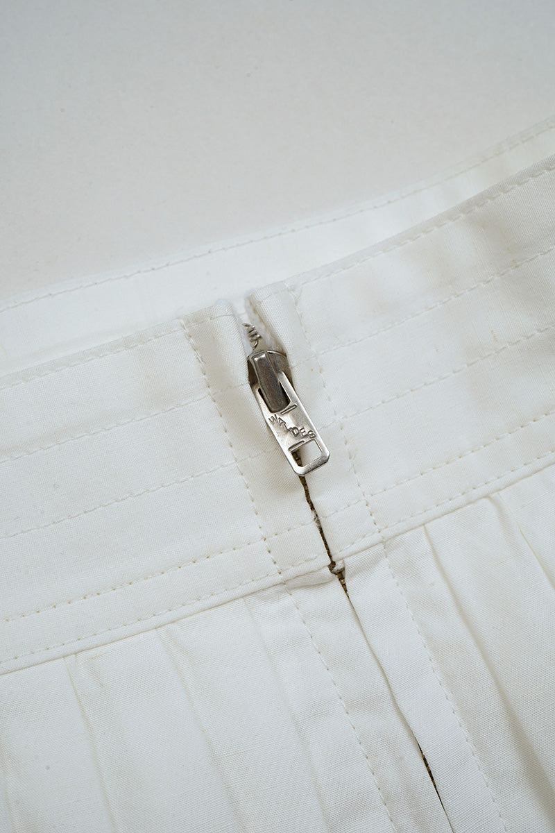 【ナイジェル・ケーボン】WOMAN / ワークスカート - コットンリネン / WORK SKIRT - COTTON LINEN