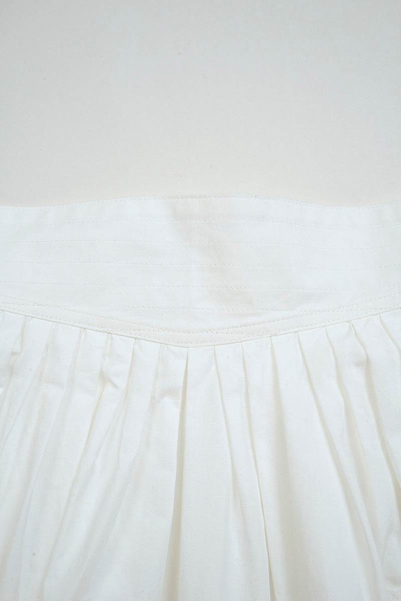 【ナイジェル・ケーボン】WOMAN / ワークスカート - コットンリネン / WORK SKIRT - COTTON LINEN