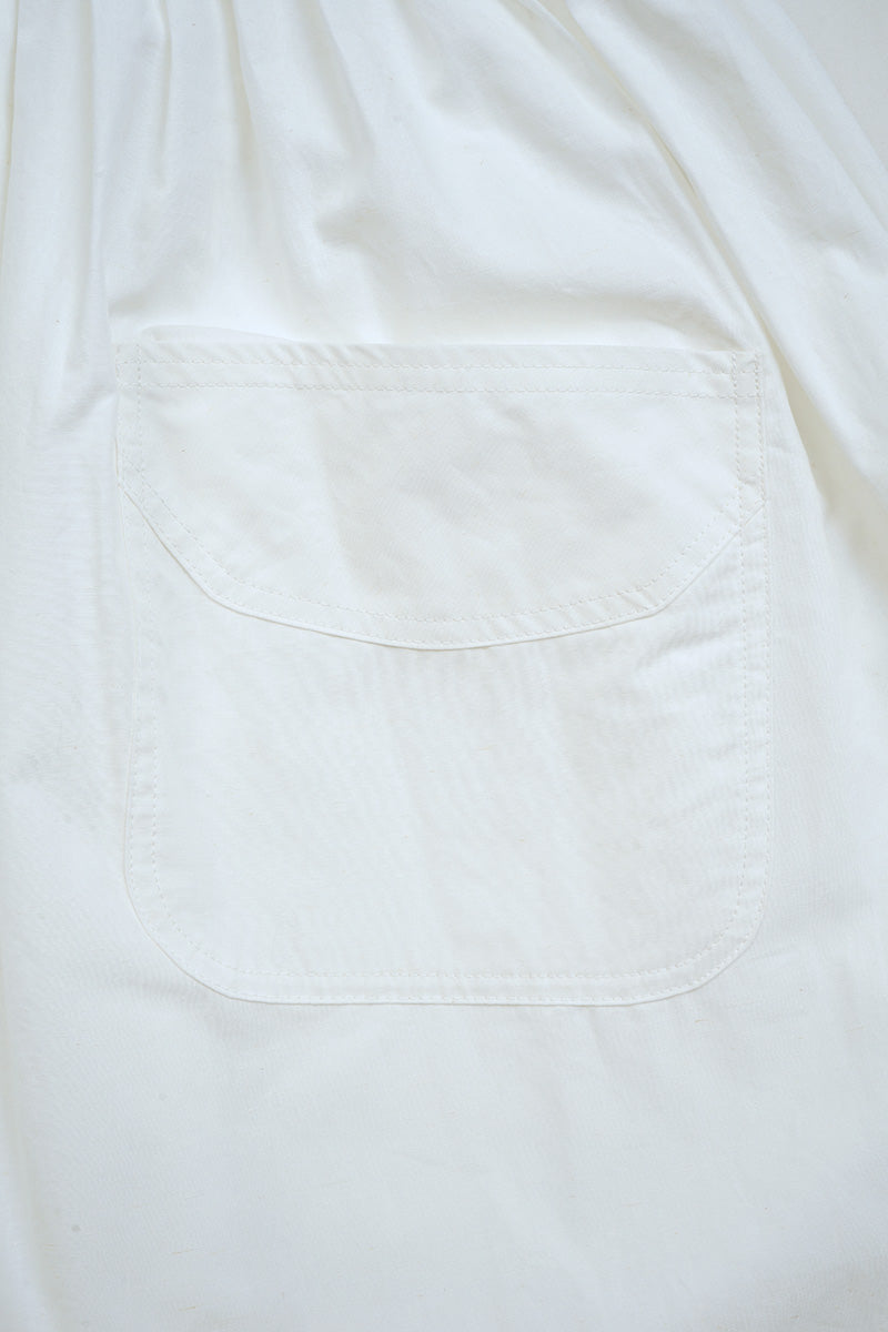 【ナイジェル・ケーボン】WOMAN / ワークスカート - コットンリネン / WORK SKIRT - COTTON LINEN
