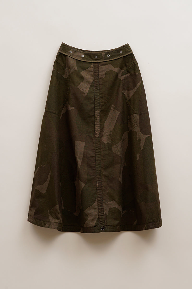 【ナイジェル・ケーボン】WOMAN / テントスカート - カモ / TENT SKIRT CAMO