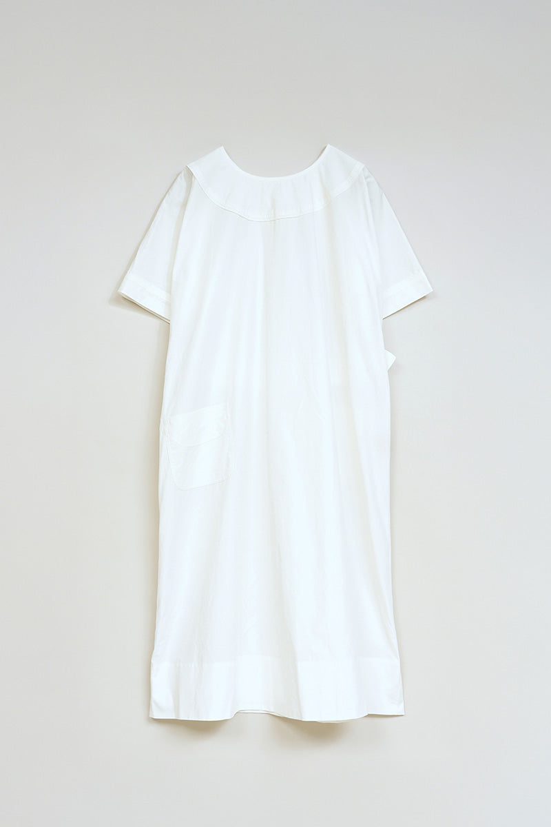 【ナイジェル・ケーボン】WOMAN / 2ウェイ ワークドレス - コットンリネン / 2WAY WORK DRESS - COTTON LINEN