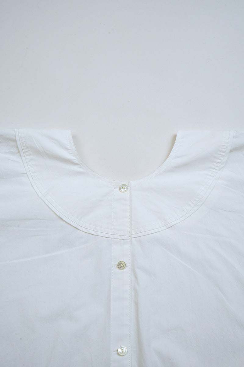 【ナイジェル・ケーボン】WOMAN / 2ウェイ ワークドレス - コットンリネン / 2WAY WORK DRESS - COTTON LINEN