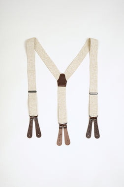 【ナイジェル・ケーボン】WOMAN / サスペンダー - リネン / SUSPENDER - LINEN