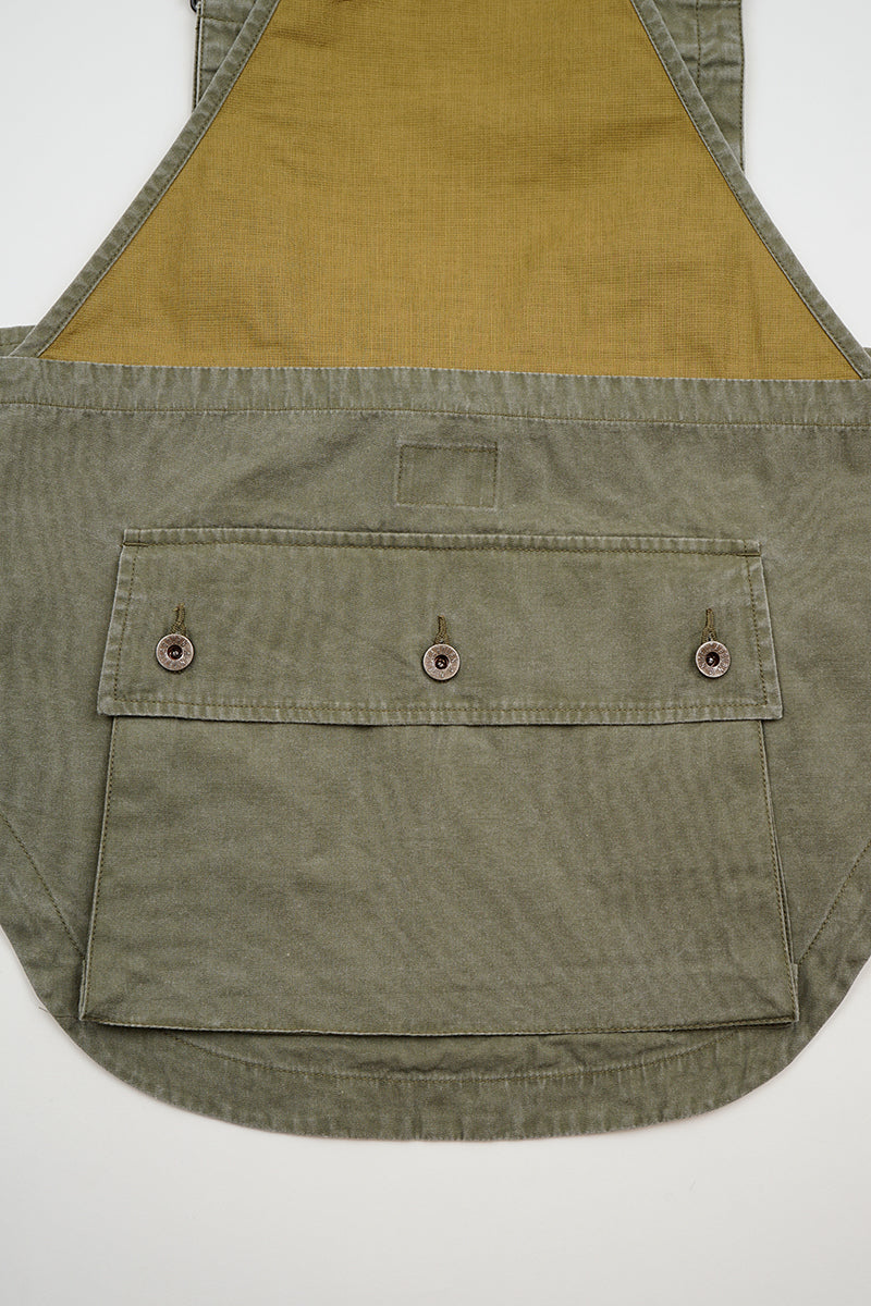 【ナイジェル・ケーボン】WOMAN / フィッシングベスト  - ピグメントダイ / FISHING VEST - PIGMENT DYE