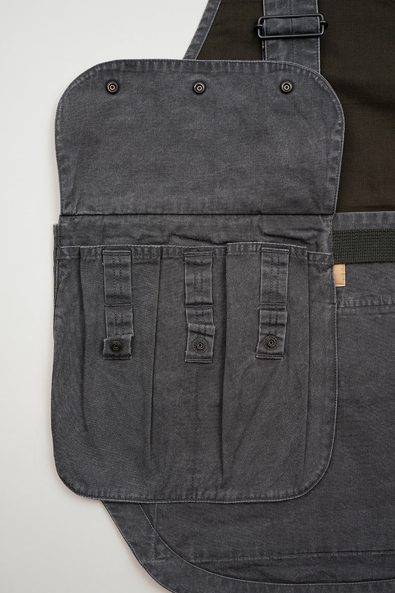 【ナイジェル・ケーボン】WOMAN / フィッシングベスト  - ピグメントダイ / FISHING VEST - PIGMENT DYE