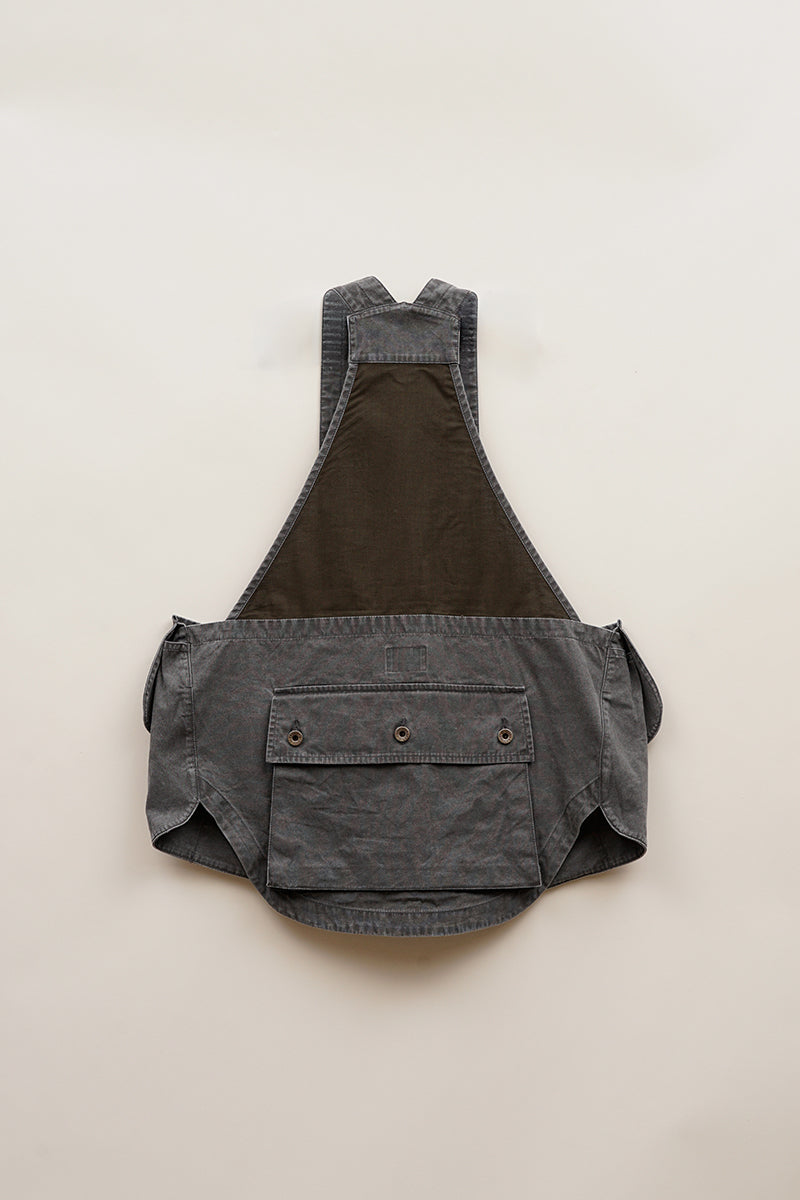【ナイジェル・ケーボン】WOMAN / フィッシングベスト  - ピグメントダイ / FISHING VEST - PIGMENT DYE