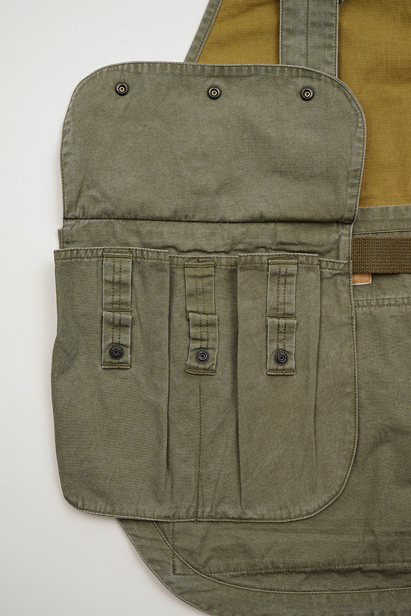 【ナイジェル・ケーボン】WOMAN / フィッシングベスト  - ピグメントダイ / FISHING VEST - PIGMENT DYE
