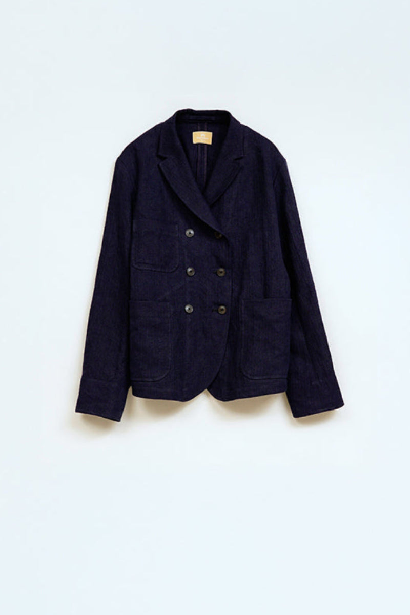 【ナイジェル・ケーボン】WOMAN / ジェントルマンズダブルブレストジャケット - ヘリンボーン / GENTLEMANS DB JACKET -  HERRINGBONE