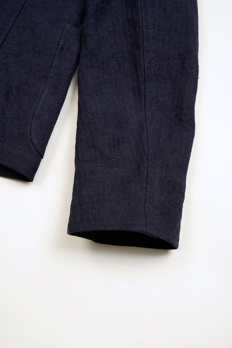 【ナイジェル・ケーボン】WOMAN / ジェントルマンズダブルブレストジャケット - ヘリンボーン / GENTLEMANS DB JACKET -  HERRINGBONE