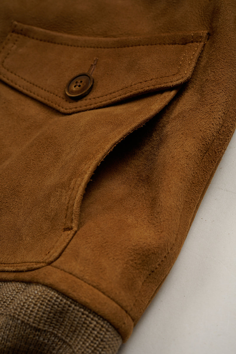 【ナイジェル・ケーボン】WOMAN / アヴィエイション ジャケット - シープスエード / AVIATION JACKET - SHEEP SUEDE