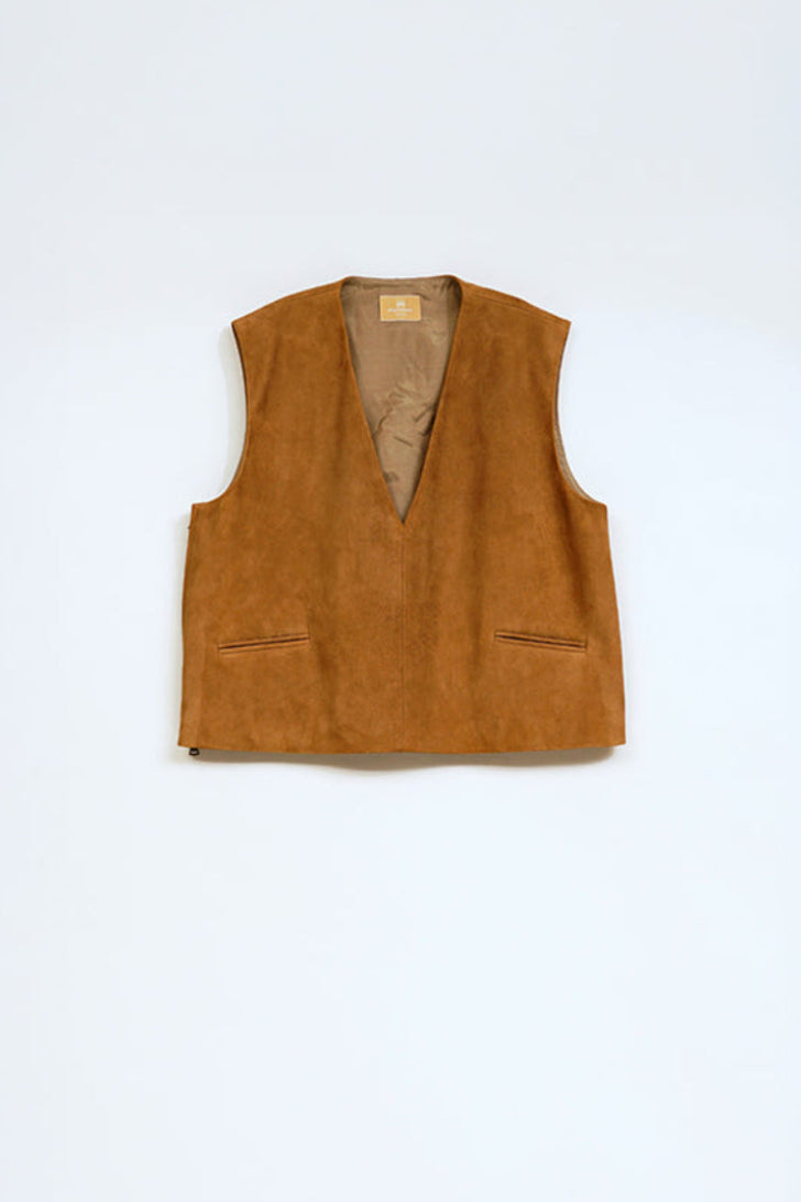 【ナイジェル・ケーボン】WOMAN / シープスエード ベスト / SHEEP SUEDE VEST