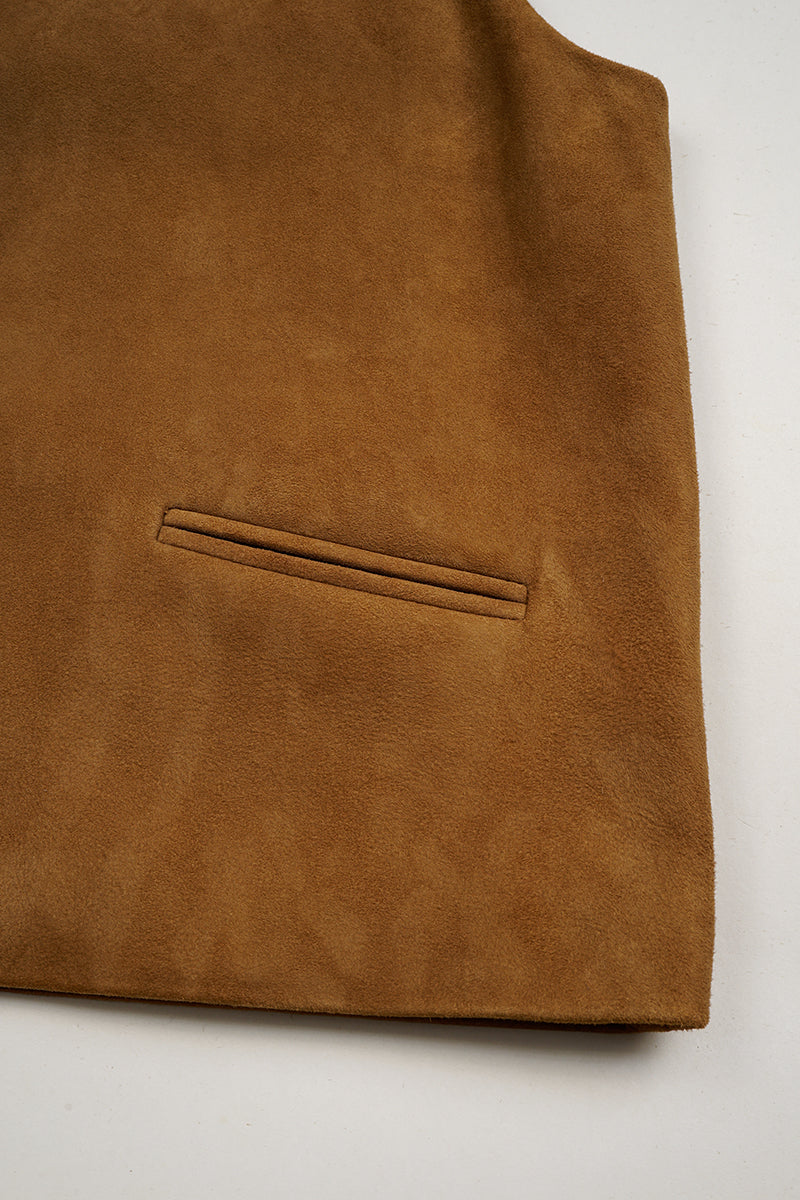 【ナイジェル・ケーボン】WOMAN / シープスエード ベスト / SHEEP SUEDE VEST