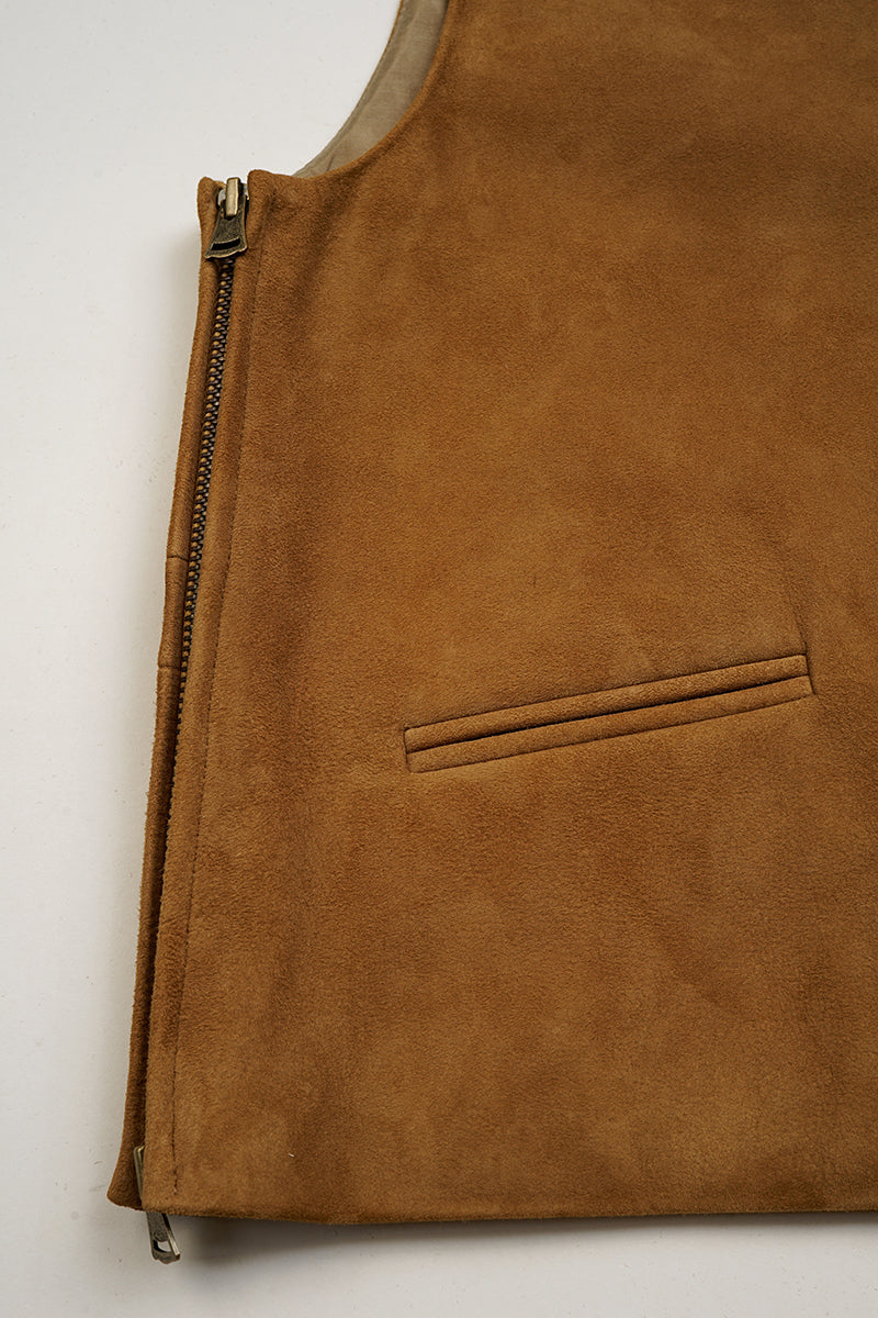 【ナイジェル・ケーボン】WOMAN / シープスエード ベスト / SHEEP SUEDE VEST