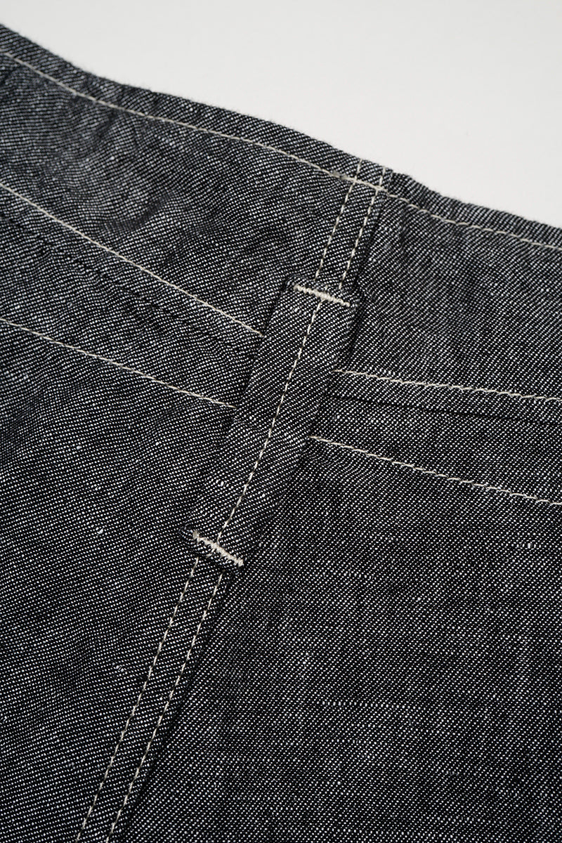 【ナイジェル・ケーボン】UNISEX / アングルドパンツ - リネンデニム / PT02-02 ANGLED PANT - LINEN DENIM