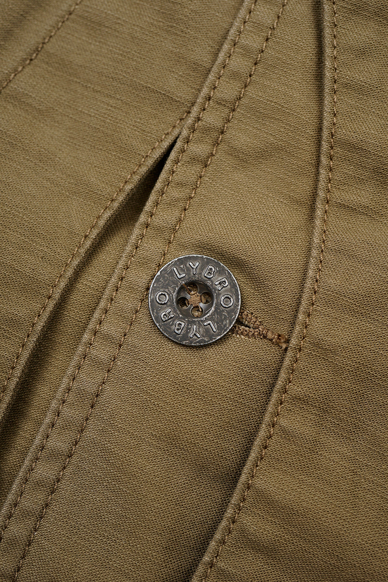 【ナイジェル・ケーボン】UNISEX / ワークスーツベスト - スラブサテン / V01 WORK SUIT VEST - SLUB SATEEN