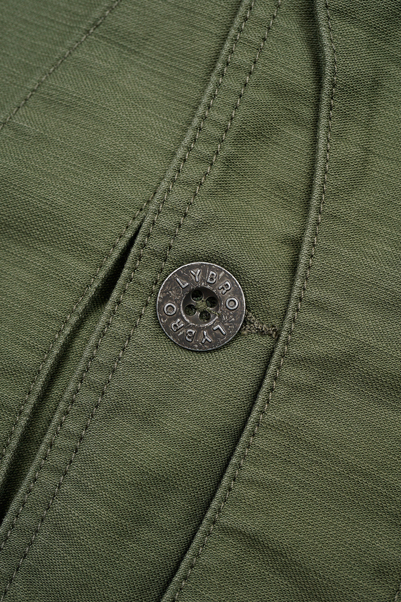 【ナイジェル・ケーボン】UNISEX / ワークスーツベスト - スラブサテン / V01 WORK SUIT VEST - SLUB SATEEN
