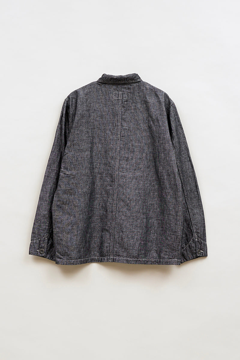 【ナイジェル・ケーボン】UNISEX / チョアジャケット - リネンデニム / JK03-02 CHORE JACKET - LINEN DENIM