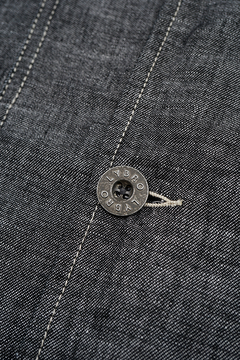 【ナイジェル・ケーボン】UNISEX / チョアジャケット - リネンデニム / JK03-02 CHORE JACKET - LINEN DENIM