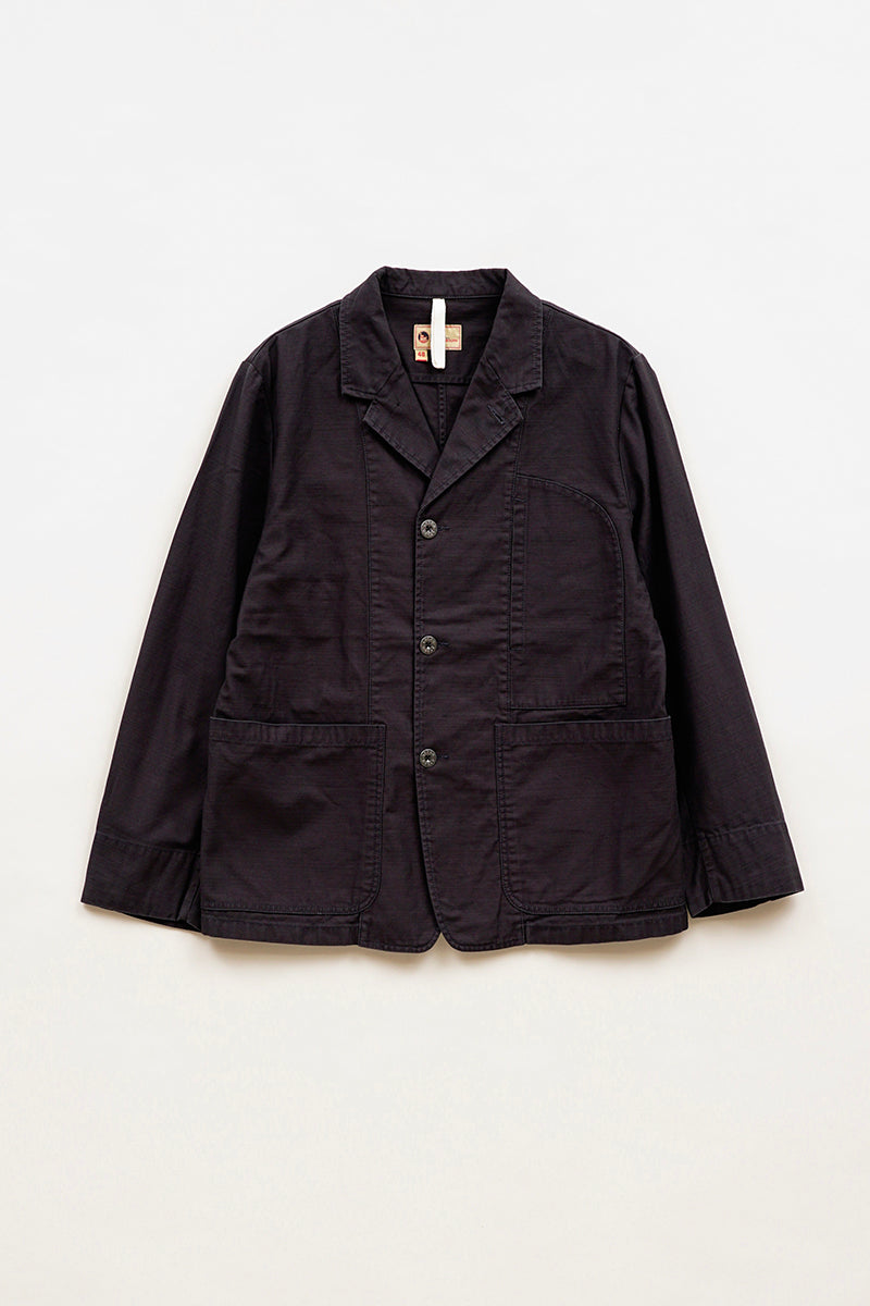 【ナイジェル・ケーボン】UNISEX / ワークスーツジャケット - スラブサテン / JK04 WORK SUIT JACKET - SLUB SATEEN
