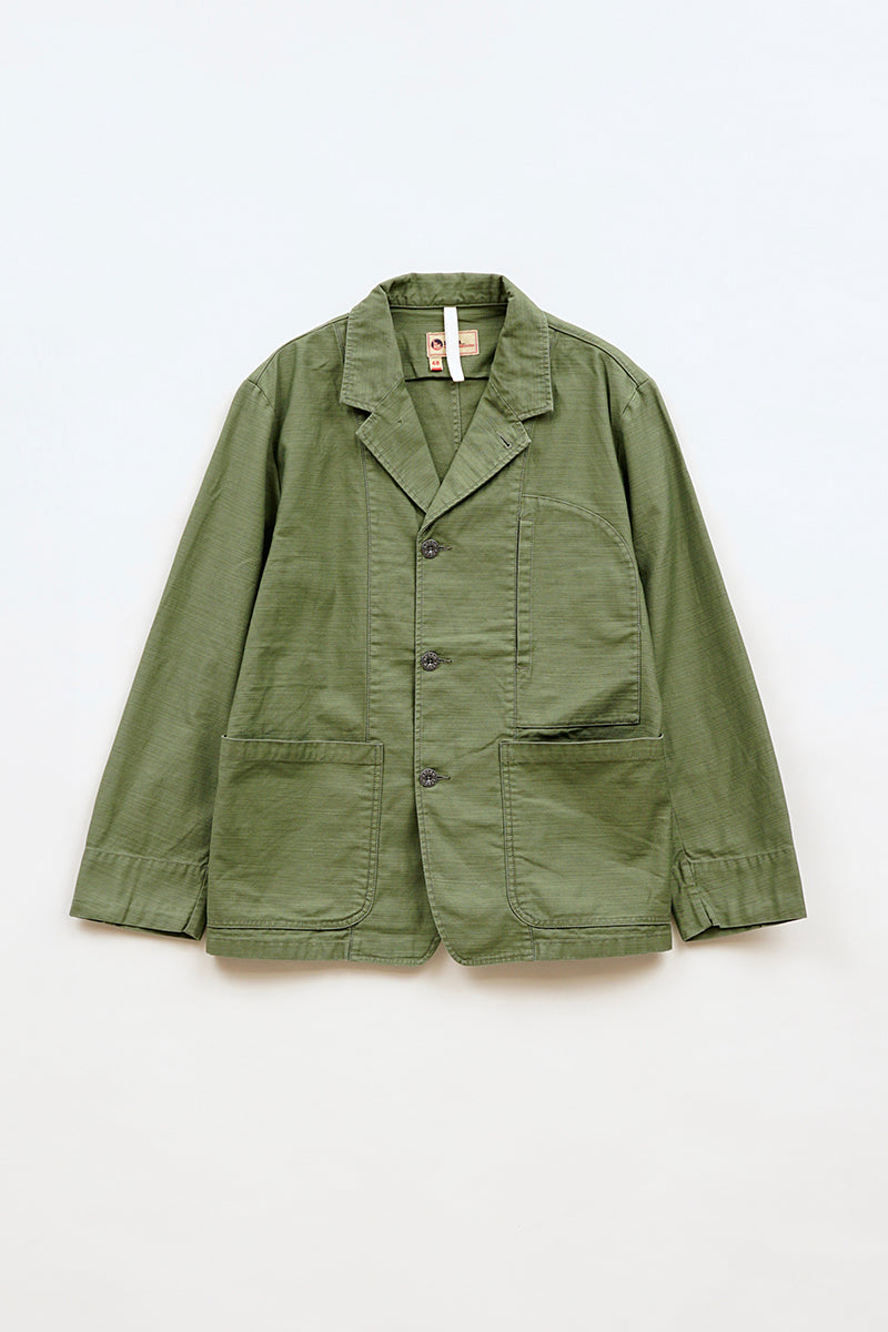 【ナイジェル・ケーボン】UNISEX / ワークスーツジャケット - スラブサテン / JK04 WORK SUIT JACKET - SLUB SATEEN