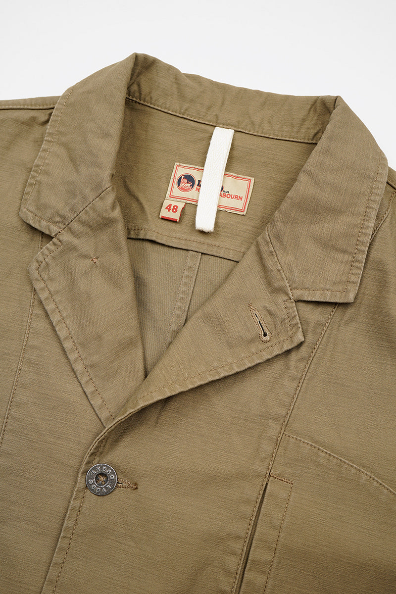 【ナイジェル・ケーボン】UNISEX / ワークスーツジャケット - スラブサテン / JK04 WORK SUIT JACKET - SLUB SATEEN