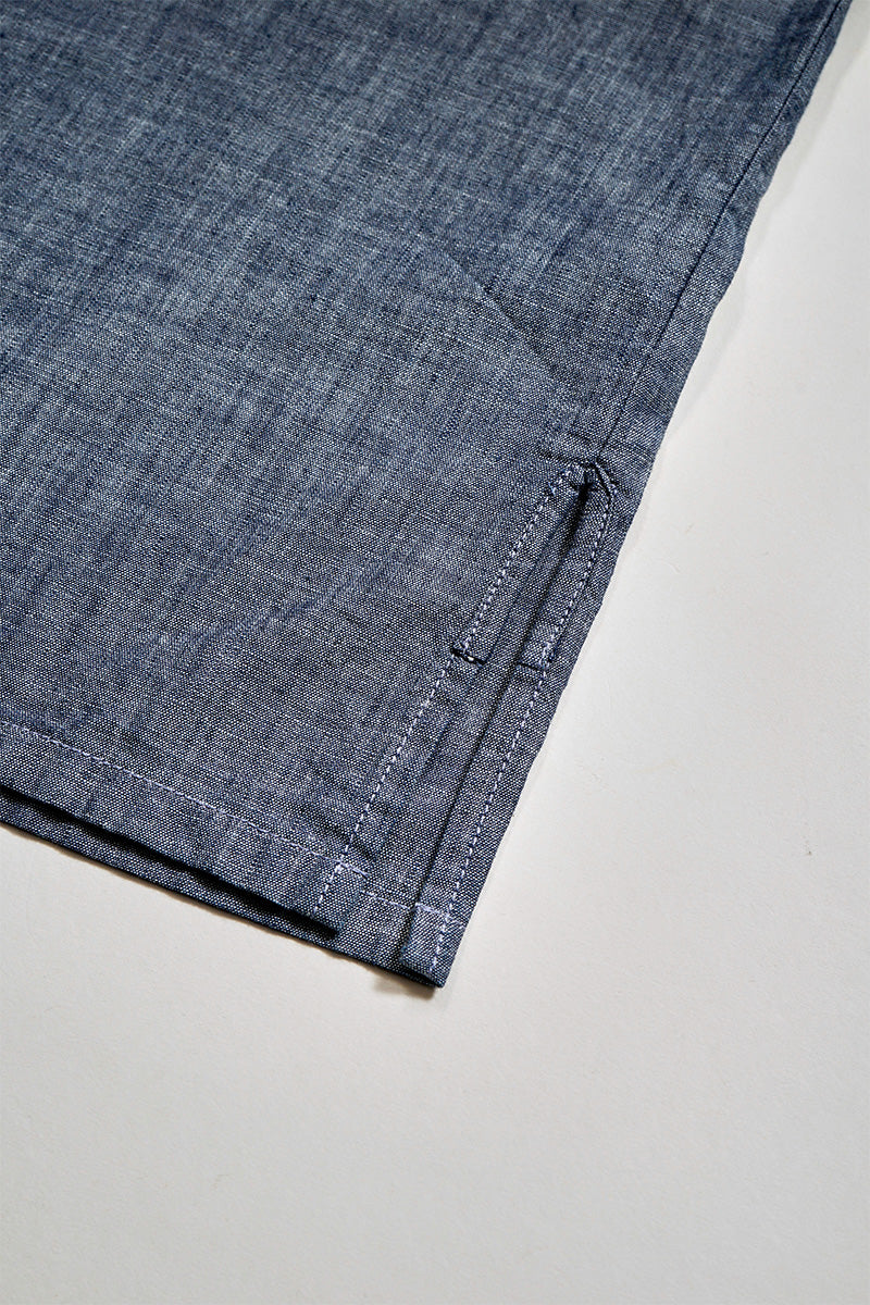 【ナイジェル・ケーボン】WOMAN / ワークシャツ - クリンクルドシャンブレー /  S51A WORK SHIRT - CRINKLED CHAMBRAY