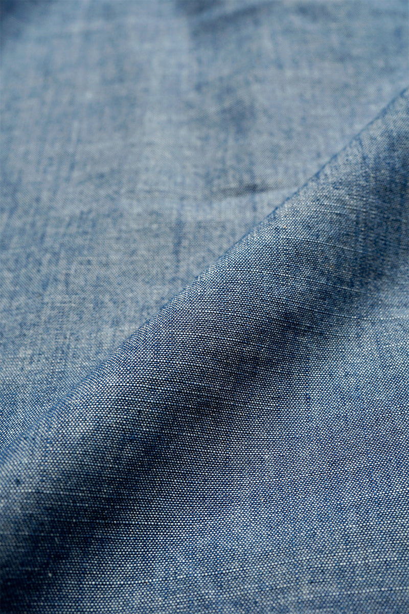 【ナイジェル・ケーボン】WOMAN / ワークシャツ - ツートンシャンブレー / D51A WORK SHIRT - DR 2TONE CHAMBRAY
