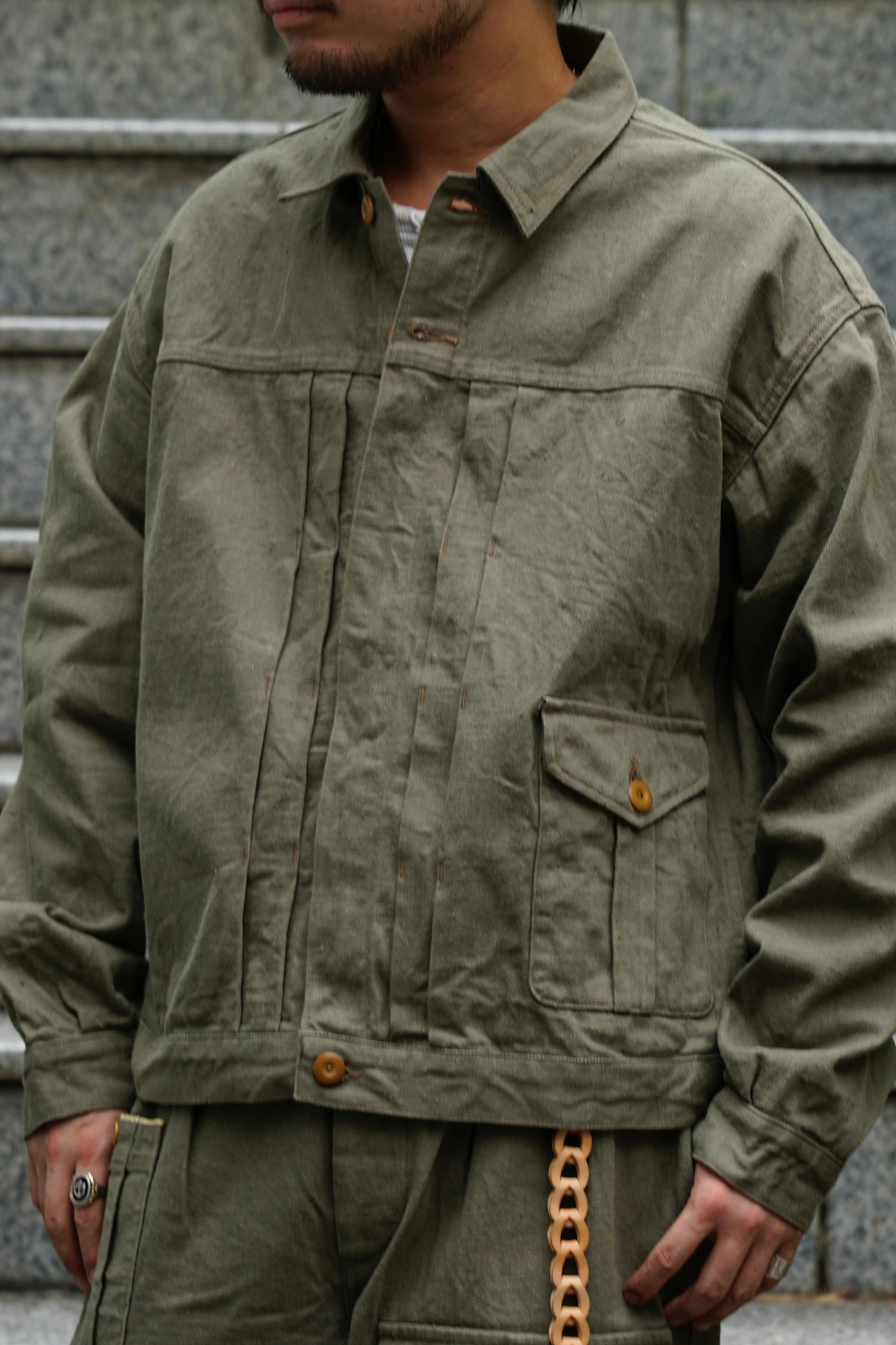 Nigel Cabourn ナイジェルケーボン　ミリタリージャケット Styling]Nigel Cabourn THE ARMY GYM FLAGSHIP STORE 2025.9.12