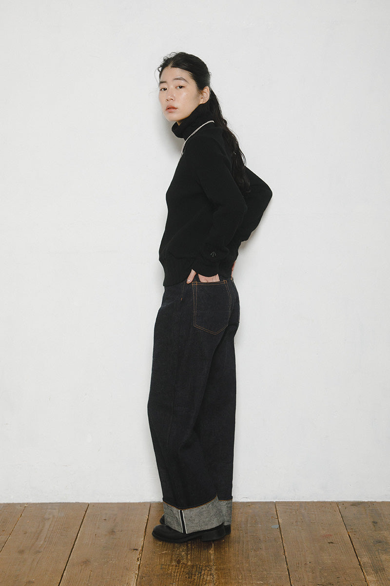 【ナイジェル・ケーボン】WOMAN / ワイドストレート 5ポケットパンツ デニム / WIDE STRAIGHT 5PK PT DENIM